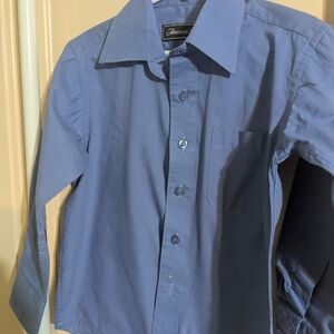 American Exchange Boys Light Blue Button-Down Shirt